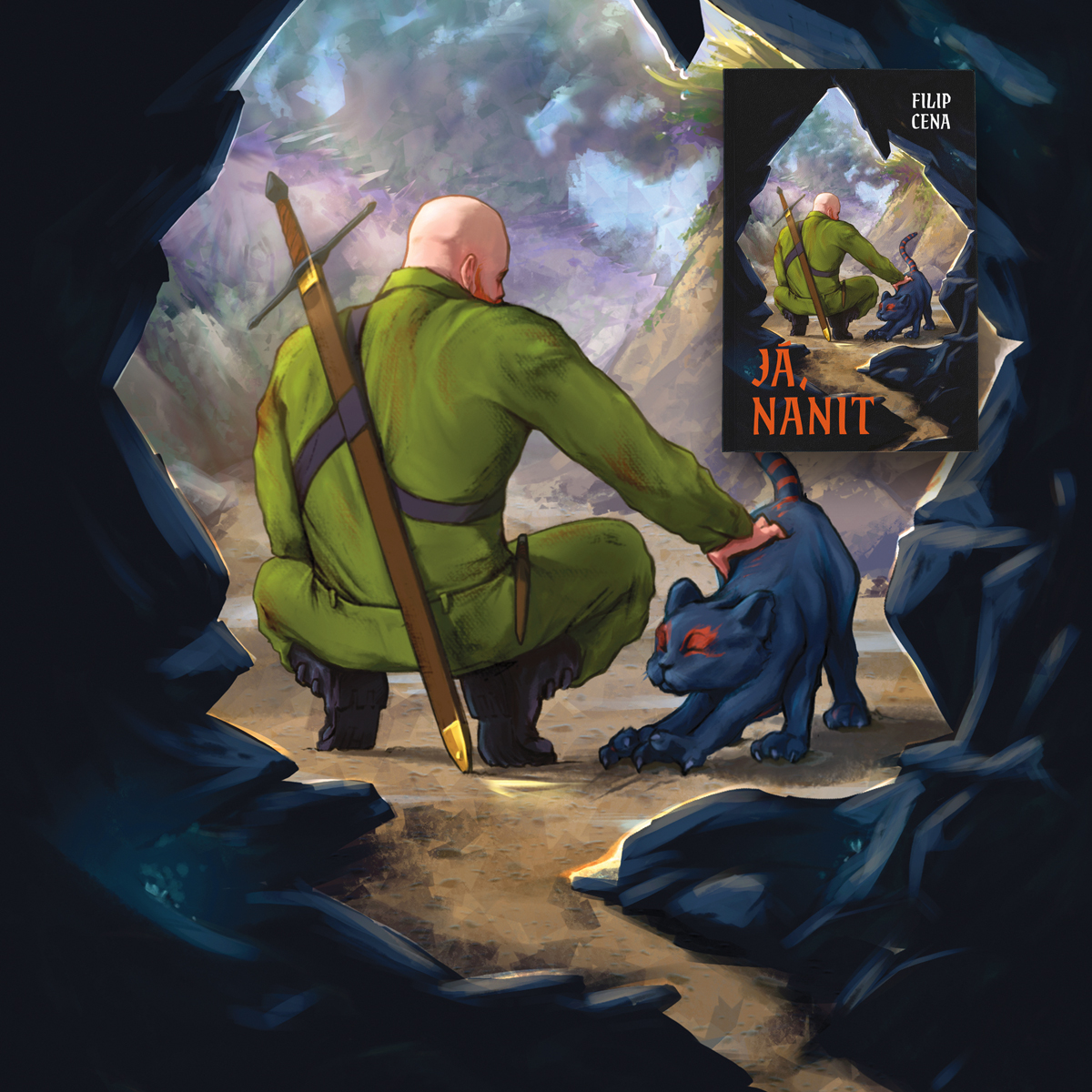 Ručně kreslená ilustrace na Inktober 2024