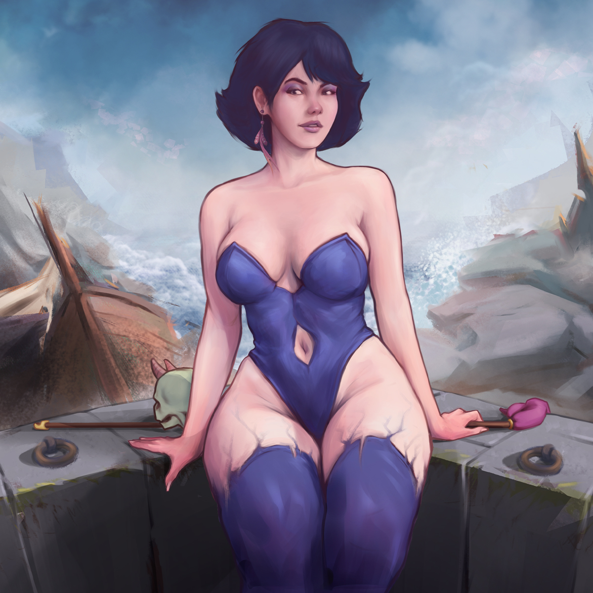 Ilustrace postavy, half body, dnd, knižní obálka, book cover, fantasy, character art, character drawing, original character, oc