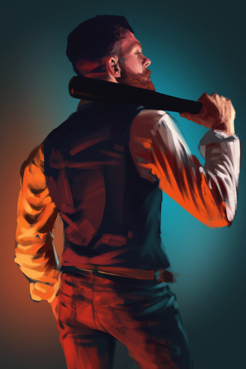 Obraz, ilustrace, artwork - Slav, Slovanská dívka